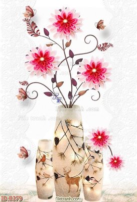 File gốc in mica file gốc bình hoa B379 chất lượng