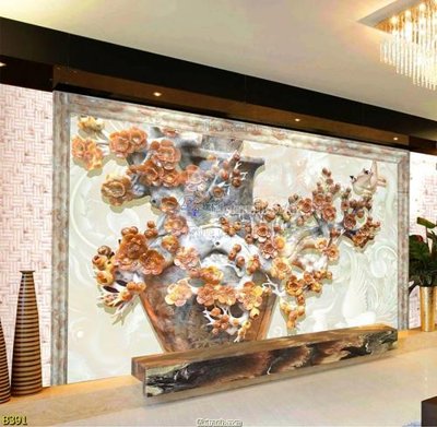 Tải file file gốc bình hoa B391 (gốc) làm tranh trang trí