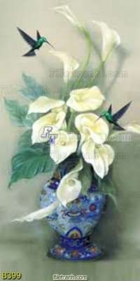 File ảnh file gốc bình hoa B399 (gốc) dùng in Pano