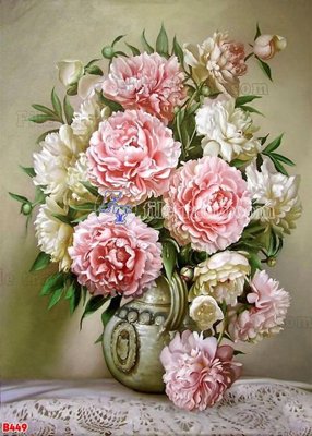 File gốc File tranh bình hoa B449 (cho in 3D) độc đáo