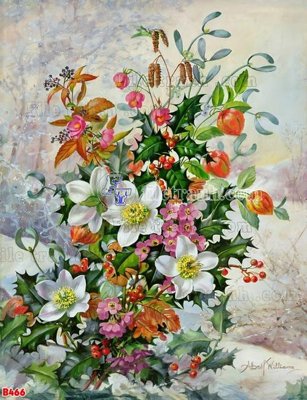 File ảnh File tranh bình hoa B466 (gốc) in poster