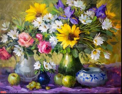 File gốc File tranh bình hoa B524 (chuẩn CMYK) cho nhà in