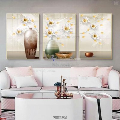 File gốc File tranh bình hoa B540 (chuẩn CMYK) cho nhà in