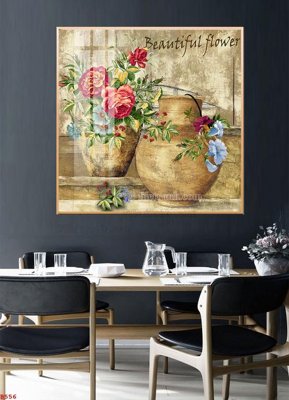 File ảnh gốc File tranh bình hoa B556 (chuyên in mica)