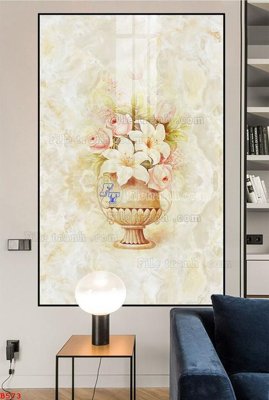 File gốc File tranh bình hoa B573 (ảnh chi tiết) để in lụa