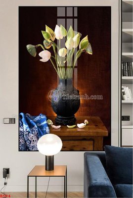 File tranh File tranh bình hoa B594 (gốc) chủ đề trẻ em