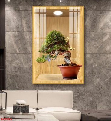 File in ấn File tranh bình hoa 5D ô trưng bày đèn rọi B5D324 (bản gốc) từ file gốc