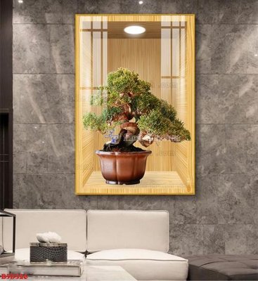 File gốc File tranh bình hoa 5D ô trưng bày đèn rọi B5D326 (in ấn) màu sắc trung thực