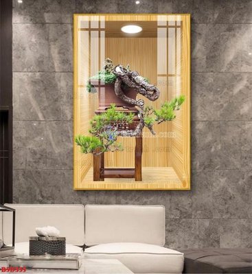 File in lụa File tranh bình hoa 5D ô trưng bày đèn rọi B5D335 (chất lượng cao) File tranh bình hoa 5D ô trưng bày đèn rọi B5D335