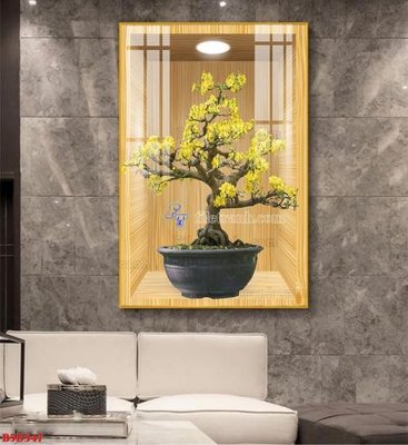 Mua file gốc File tranh bình hoa 5D ô trưng bày đèn rọi B5D347 (chất lượng) tại Filetranh.com