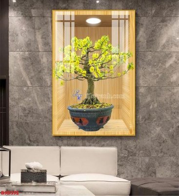 File gốc File tranh bình hoa 5D ô trưng bày đèn rọi B5D352 (PNG) chất lượng cao