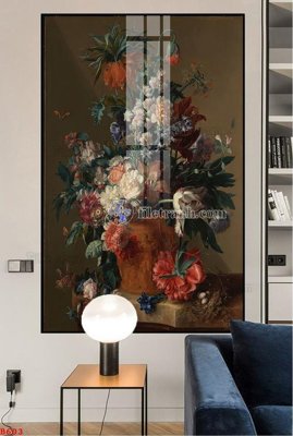 Tải file File tranh bình hoa B603 (ảnh gốc) in gạch 3D