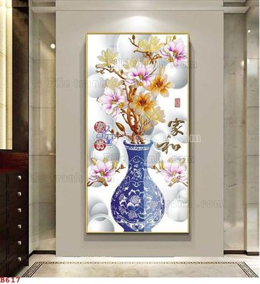 Tải file gốc File tranh bình hoa B617 (để in lụa)