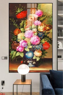 Download file File tranh bình hoa B686 (gốc) in mica cao cấp