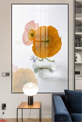 File tranh File tranh bình hoa B698 (ảnh gốc) không bị mờ