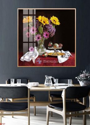 File in ấn chuyên nghiệp File tranh bình hoa B737 (file gốc)