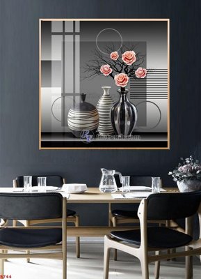 File ảnh File tranh bình hoa B744 (gốc) cho trang trí nội thất