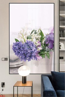 File in trần File tranh bình hoa B761 (file gốc) phong thủy