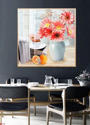 Download file gốc File tranh bình hoa B771 (in mica) 3D