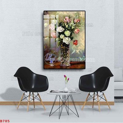 File gốc File tranh bình hoa B785 (dành cho quảng cáo)