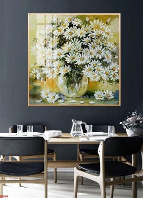 File tranh trang trí File tranh bình hoa B856 (tải file gốc)