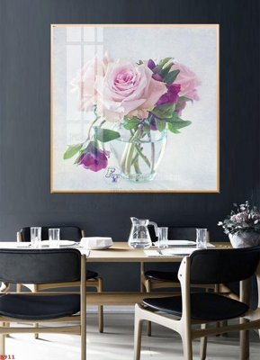 File gốc File tranh bình hoa B911 (chủ đề hiện đại) trang trí