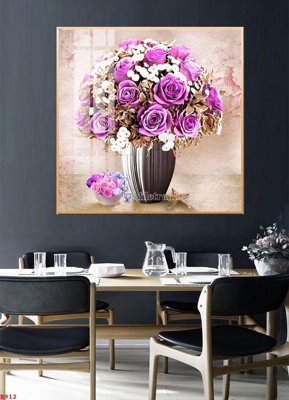 File gốc File tranh bình hoa B912 (cho in 3D) độc đáo