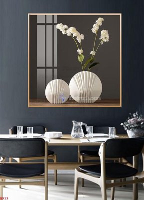 Tải file File tranh bình hoa B913 (gốc) chủ đề hoa sen