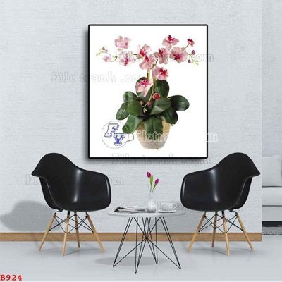 Tải file File tranh bình hoa B924 (gốc) làm file quảng cáo