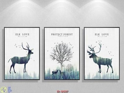 File ảnh File tranh bộ bắc âu BA597 (gốc) in biển hiệu