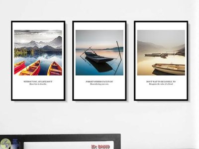 File gốc File tranh bộ bắc âu BA669 (in tráng gương) nghệ thuật