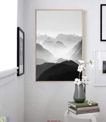 File gốc File tranh bộ bắc âu BA705 (in lụa) tranh mã đáo