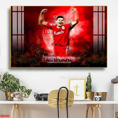 File gốc File tranh treo bóng đá BD811 (in lụa) tranh thuận buồm