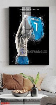 File gốc File tranh treo bóng đá BD824 (thiết kế) cho in ấn