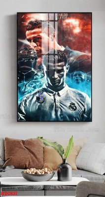 File tranh gốc File tranh treo bóng đá BD837 (sắc nét từng chi tiết)