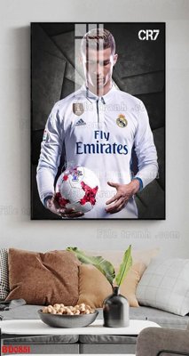 File gốc File tranh treo bóng đá BD851 (in tráng gương) hiện đại