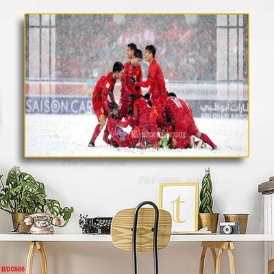 File in ấn File tranh treo bóng đá BD866 (bản gốc) sắc nét