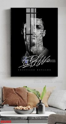File tranh File tranh treo bóng đá BD882 (bản gốc) in lụa 3D