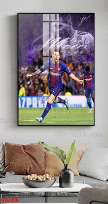 File tranh in trần 3D File tranh treo bóng đá BD938 (ảnh gốc)