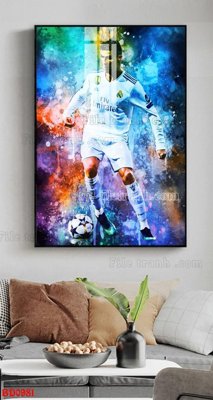 Ảnh gốc File tranh treo bóng đá BD981 (độ nét cao) in mica