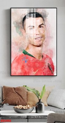 File tranh File tranh treo bóng đá BD983 (ảnh gốc) in trần nhà