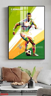 File gốc File tranh treo bóng đá BD1003 (bản quyền) cho in ấn