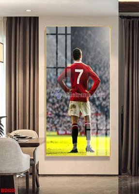 Tải file File tranh treo bóng đá BD1013 (PSD) cho in tranh 3D