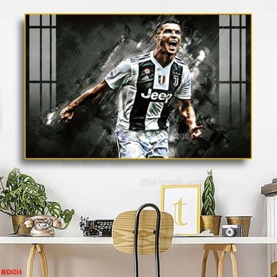 File tranh quảng cáo File tranh treo bóng đá BD1014 (download file gốc)