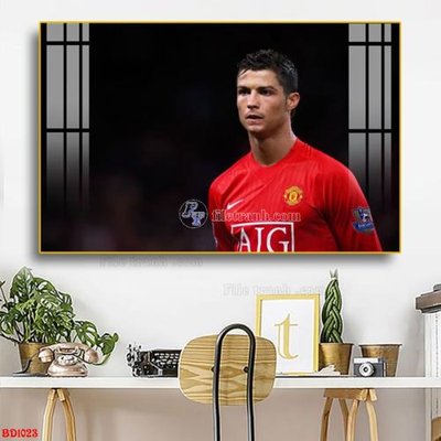 File tranh quảng cáo File tranh treo bóng đá BD1023 (file gốc) chuyên nghiệp