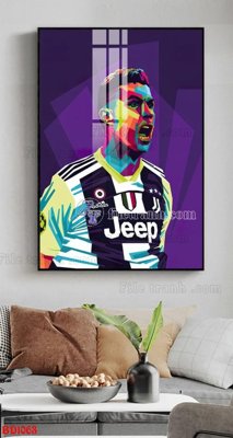 File tranh quảng cáo File tranh treo bóng đá BD1063 (download file gốc)