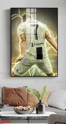File tranh File tranh treo bóng đá BD1066 (ảnh gốc) in trần nhà