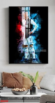 File tranh File tranh treo bóng đá BD1106 (gốc) phong cách tối giản