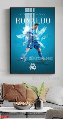 File tranh File tranh treo bóng đá BD1124 (gốc) chủ đề trừu tượng