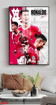 File gốc File tranh treo bóng đá BD1158 (cho in ấn) độc quyền